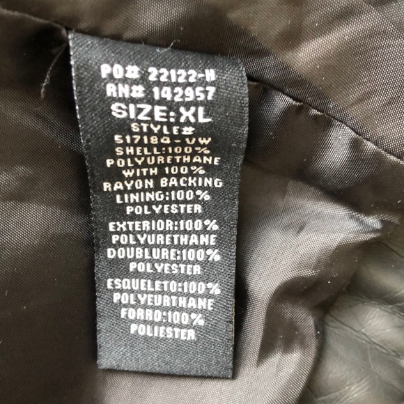 Laura Lane Faux Leather Moto Jacket - Picture 10 of 11